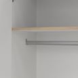 Sprint Wardrobe - 4 Door - 3 Drawer - Jackson Hickory