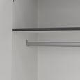 Sprint Wardrobe - 4 Door - 3 Drawer - Matt Grey