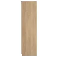 Java Fluted Wardrobe - 2 Door - 2 Drawer - Natural and Nebraska