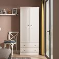 Balmoral Wardrobe - 2 Door - 2 Drawers - Double - Cashmere