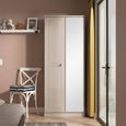 Balmoral Wardrobe - 2 Door with 1 Mirror - Cashmere