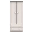 Balmoral Wardrobe - 2 Door - 2 Drawers - Double - Cashmere