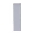 Diamond Plain Tall Wardrobe - 2 Door - Pink and White