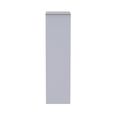 Diamond Plain Tall Wardrobe - 2 Door - White