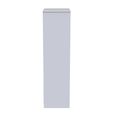 Diamond Tall Wardrobe - 2 Door - 2 Drawer - White