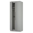 Haworth Wardrobe - 2 Door - Plain - Tall - Grey
