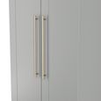 Haworth Wardrobe - 2 Door - Plain - Tall - Grey