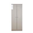 Lumiere Wardrobe - 2 Door - Plain - Cashmere