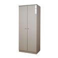 Lumiere Wardrobe - 2 Door - Plain - Cashmere