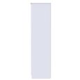 Milan Wardrobe - 3 Door - 1 Mirror - Tall - Triple - White Gloss