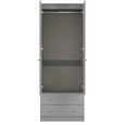 Yarmouth Wardrobe - 2 Door - 2 Drawer - Dusk Grey