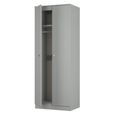 Yarmouth Wardrobe - 2 Door - Dusk Grey