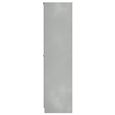 Yarmouth Wardrobe - 3 Door - 2 Drawer - Dusk Grey