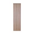 Monaco Wardrobe - 2 Door - Plain - Tall - White Matt and Oak