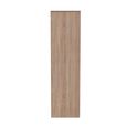 Monaco Wardrobe - 3 Door - 1 Mirror - Tall - Triple - White Matt and Oak