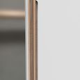 Monaco Wardrobe - 3 Door - 1 Mirror - Tall - Triple - White Matt and Oak