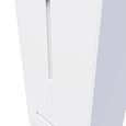 Monaco Wardrobe - 2 Door - 2 Drawer - Tall - White