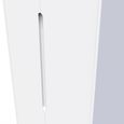 Monaco Wardrobe - 2 Door - Plain - Tall - White