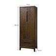Cortez Wardrobe - 2 Door - 2 Drawer - Brown - Mango Wood