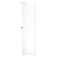 Bora Double Wardrobe - 1 Door - Open Shelf - Gold Craft Oak and White Matt