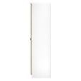 Bora Wardrobe - 2 Door - Gold Craft Oak and White Matt