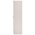 Bora Triple Wardrobe - 2 Door - Open Shelf - Kashmir Matt