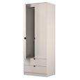 Bora Wardrobe - 2 Door - 2 Drawer - Kashmir Matt