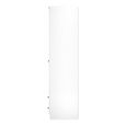 Yarmouth Wardrobe - 2 Door - 2 Drawer - Black Matt and White Matt