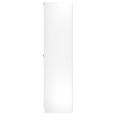 Yarmouth Wardrobe - 3 Door - 1 Mirror - Black Matt and White Matt