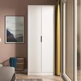 Fluted Wardrobe - 2 Door - Kashmir Matt