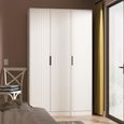 Fluted Wardrobe - 3 Door - Triple - Kashmir Matt