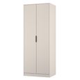 Fluted Wardrobe - 2 Door - Kashmir Matt