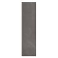 Fluted Wardrobe - 2 Door - Graphite