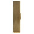 Ironville Brass Ribbed 2 Door Hall Cupboard