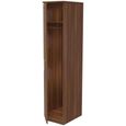 Clearance - Gina Wardrobe - 1 Door - Single - Walnut - FSS17364