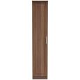 Clearance - Gina Wardrobe - 1 Door - Single - Walnut - FSS17364