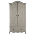 Camille Wardrobe - 2 Door - 1 Drawer - Grey Oak