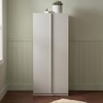 Albion Wardrobe - 2 Door - Stone Grey