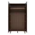 Willow Wardrobe - 2 Door - Tobacco Walnut - Wood
