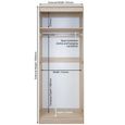 Clearance - Sherwood Porcelain 2 Door Tall Wardrobe - 1 Mirror - FSS17411