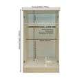 Clearance - Warwick White Midi Wardrobe - FSS17416