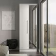 Clearance - Sherwood Porcelain 2 Door Tall Wardrobe - 1 Mirror - FSS17411
