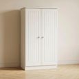 Clearance - Warwick White Midi Wardrobe - FSS17416