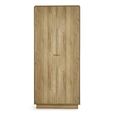 Ingrid Wardrobe - 2 Door - Natural - Oak