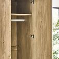 Ingrid Wardrobe - 2 Door - Natural - Oak
