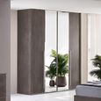Kroma Italian Wardrobe - Silver Birch
