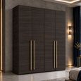 Smart Italian Walnut Wardrobe with Long Handle thumbnail
