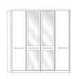 Dakar 2 Holm Oak 4 Door Mirror Wardrobe thumbnail 2