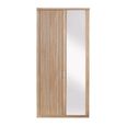Luxor 3+4 Rustic Oak 2 Door Mirror Rh Wardrobe thumbnail 2