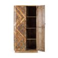 Mosaic Natural Handcrafted Mango Wood 2 Door Wardrobe thumbnail 3